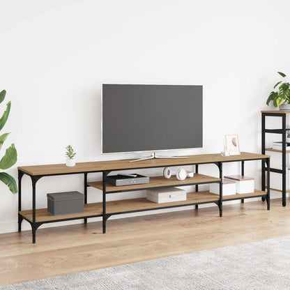 TV-skåp Artisan Ek 201 x 35 x 45 cm Konstruerat trä och järn