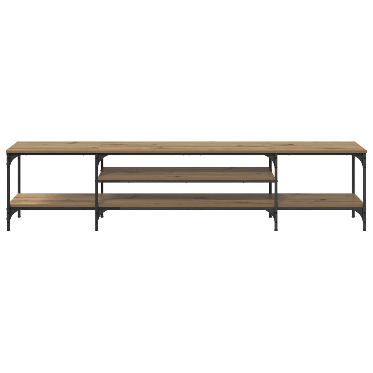 TV-skåp Artisan Ek 201 x 35 x 45 cm Konstruerat trä och järn