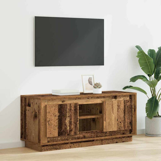 TV-Möbel Äldrat Trä TV-skåp 102 x 35 x 45 cm