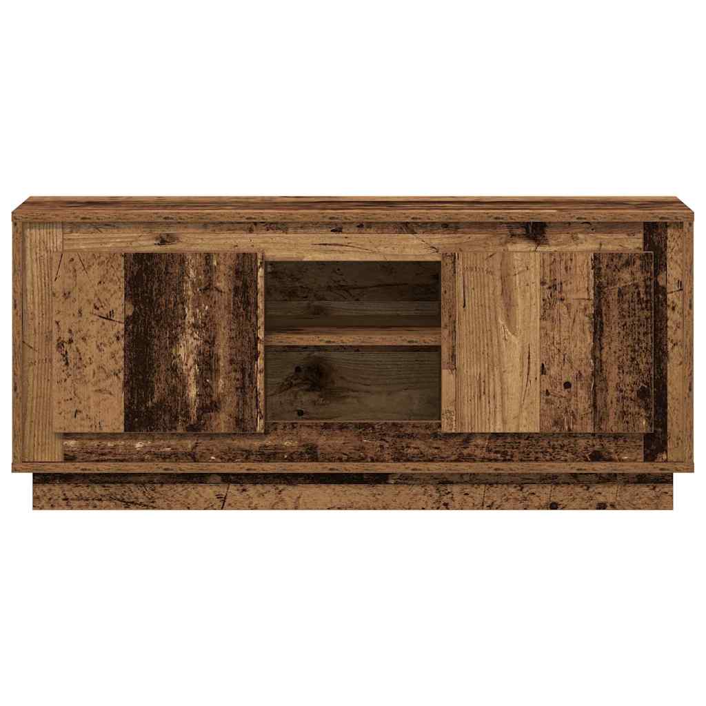 TV-Möbel Äldrat Trä TV-skåp 102 x 35 x 45 cm