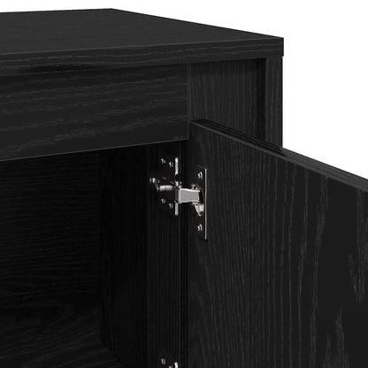 TV-Möbel Svart Ek TV-skåp 102 x 35 x 45 cm