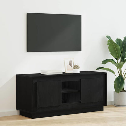 TV-Möbel Svart Ek TV-skåp 102 x 35 x 45 cm