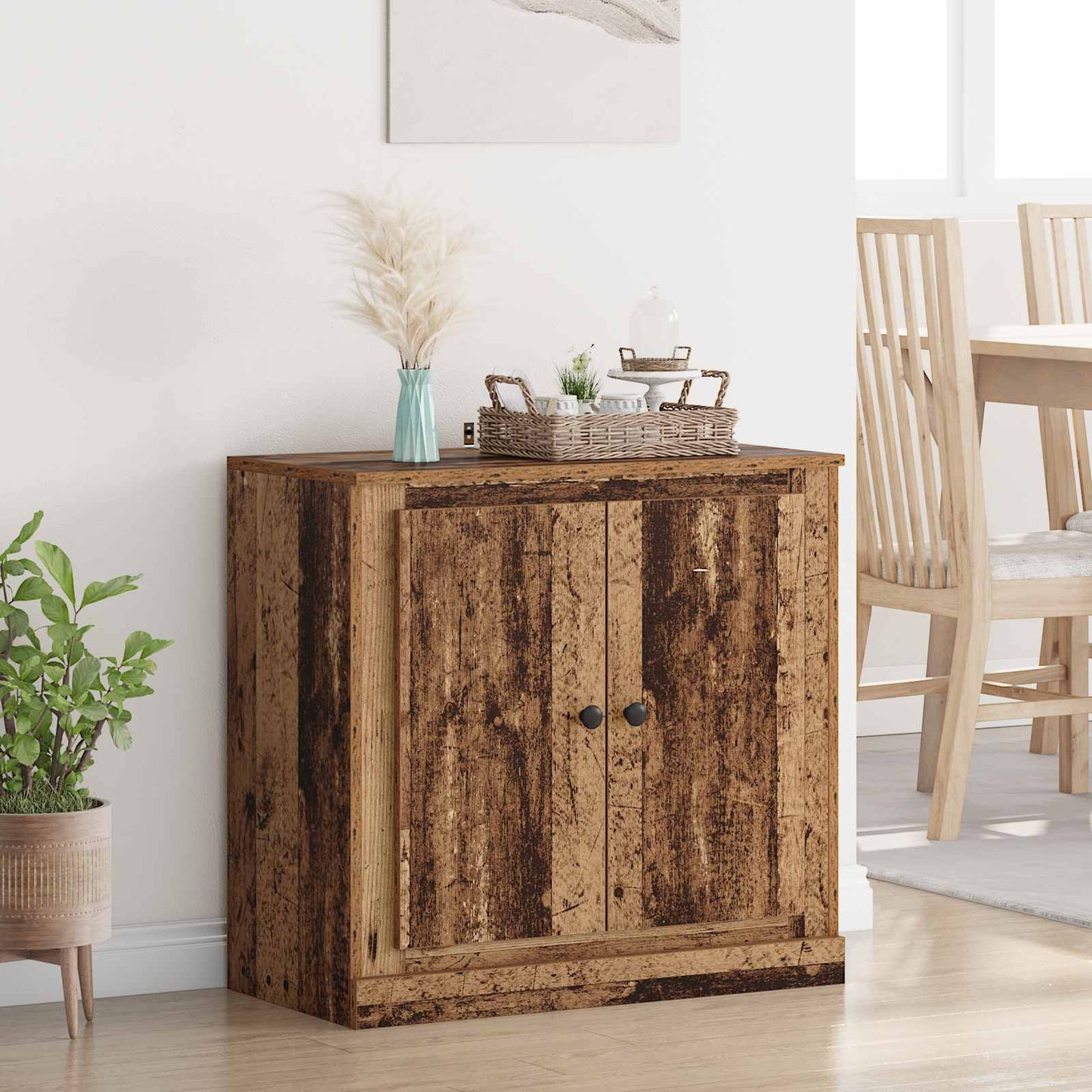 Sideboard Gammalt trä 70 x 35,5 x 67,5 cm Konstruerat trä