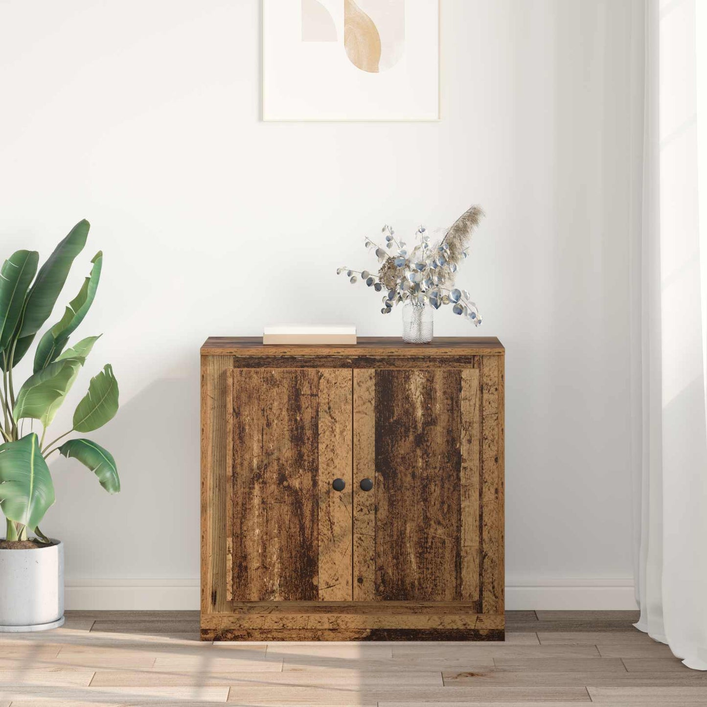 Sideboard Gammalt trä 70 x 35,5 x 67,5 cm Konstruerat trä