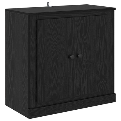 Sideboard Svart Ek 70 x 35,5 x 67,5 cm Konstruerat trä