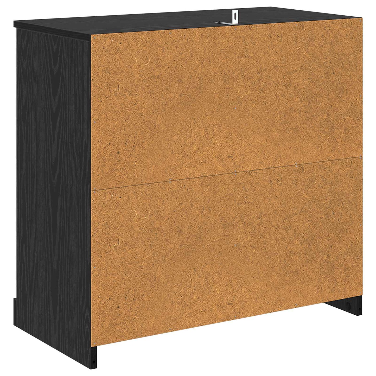 Sideboard Svart Ek 70 x 35,5 x 67,5 cm Konstruerat trä