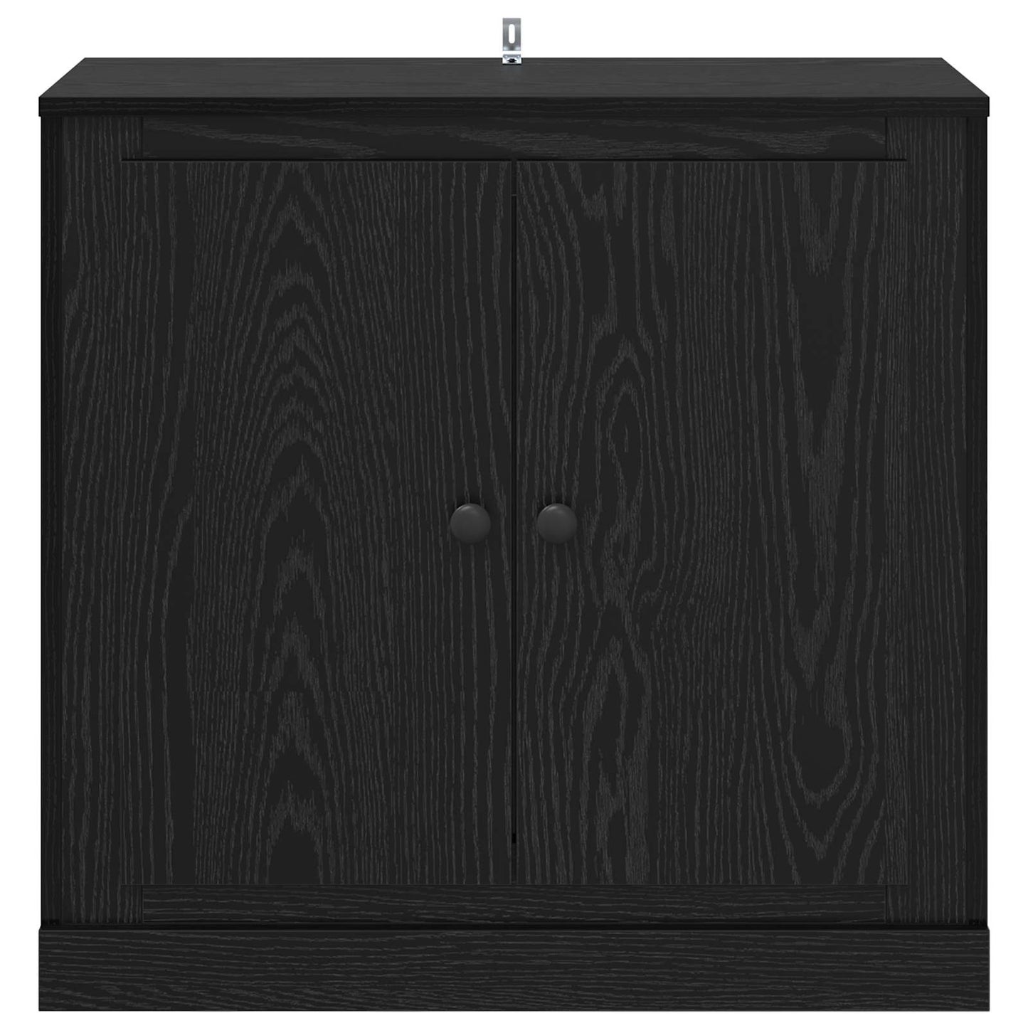 Sideboard Svart Ek 70 x 35,5 x 67,5 cm Konstruerat trä