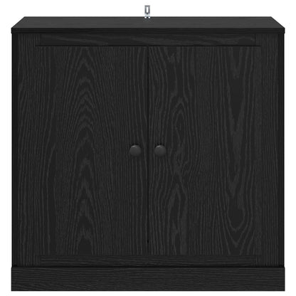 Sideboard Svart Ek 70 x 35,5 x 67,5 cm Konstruerat trä