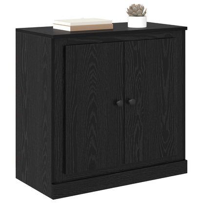 Sideboard Svart Ek 70 x 35,5 x 67,5 cm Konstruerat trä