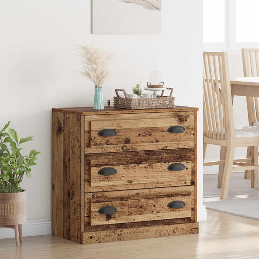 Sideboard Gammalt trä 70 x 35,5 x 67,5 cm Konstruerat trä