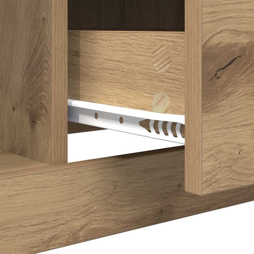 Soffbord Artisan Ek med låda 90 x 50 x 35 cm