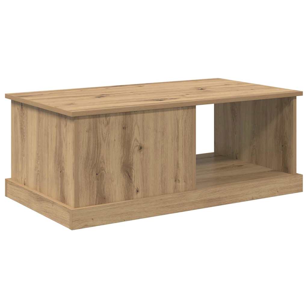 Soffbord Artisan Ek med låda 90 x 50 x 35 cm