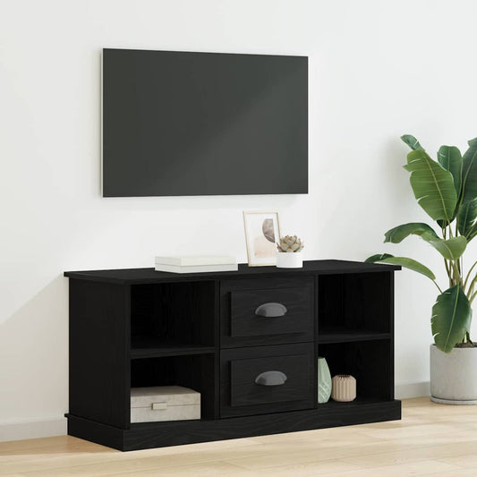 TV-Möbel Svart Ek TV-skåp med låda 99,5 x 35,5 x 48 cm