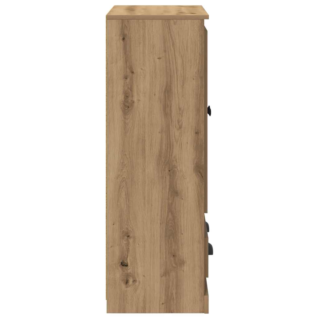 Skåp Artisan Ek med låda 60 x 35,5 x 103,5 cm