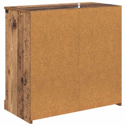 Skåp med låda Gammalt trä 70 x 35,5 x 67,5 cm Konstruerat trä