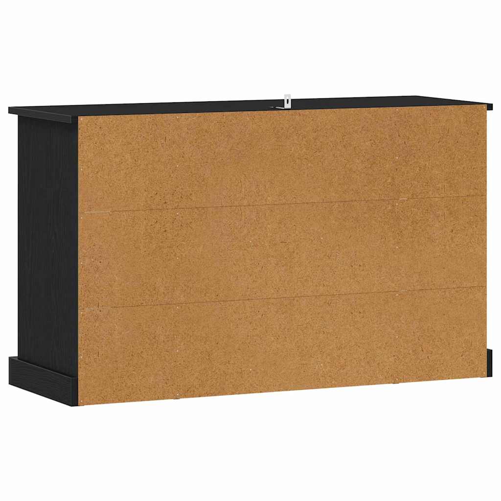 Skänk Svart Ek 100 x 35,5 x 60 cm