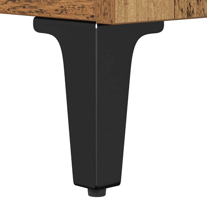 TV-Möbel Åldrat Trä TV-skåp med låda 100 x 34,5 x 44,5 cm