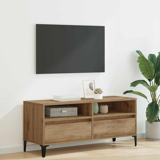 TV-skåp med låda Artisan Ek 100 x 34,5 x 44,5 cm