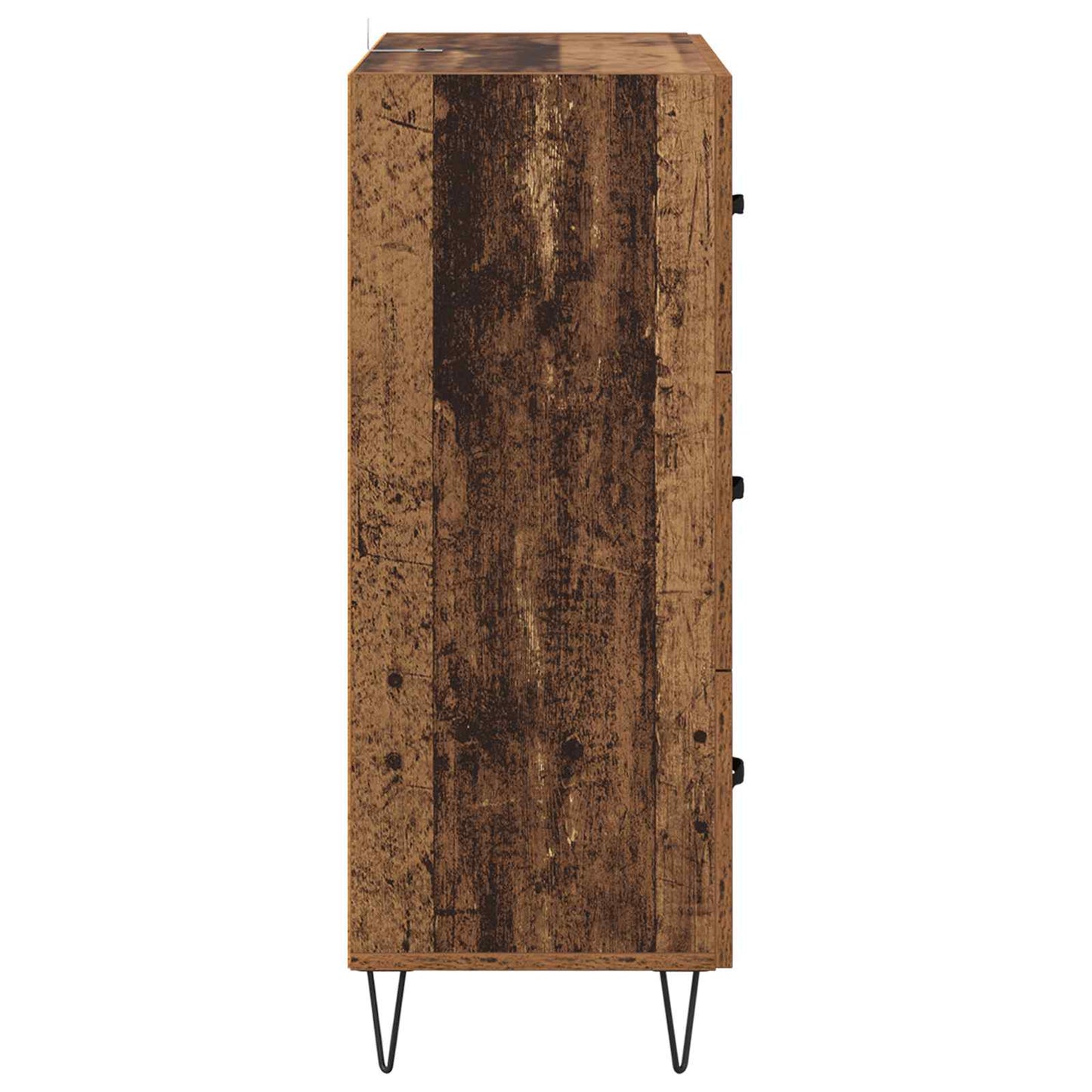 Sideboard med låda Gammalt trä 69,5 x 34 x 90 cm