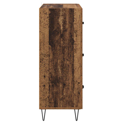 Sideboard med låda Gammalt trä 69,5 x 34 x 90 cm
