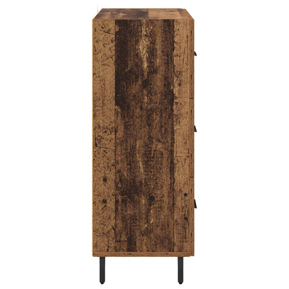 Sideboard med låda Gammalt trä 69,5 x 34 x 90 cm