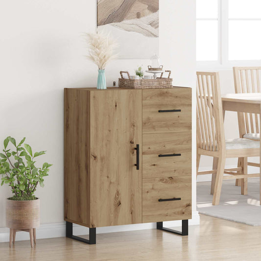Sideboard Artisan Ek 69,5 x 34 x 90 cm Konstruerat trä och järn
