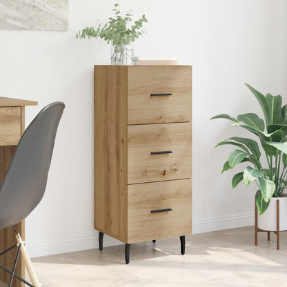 Sideboard med låda artisan ek 34 x 34,5 x 90 cm Konstruerat trä