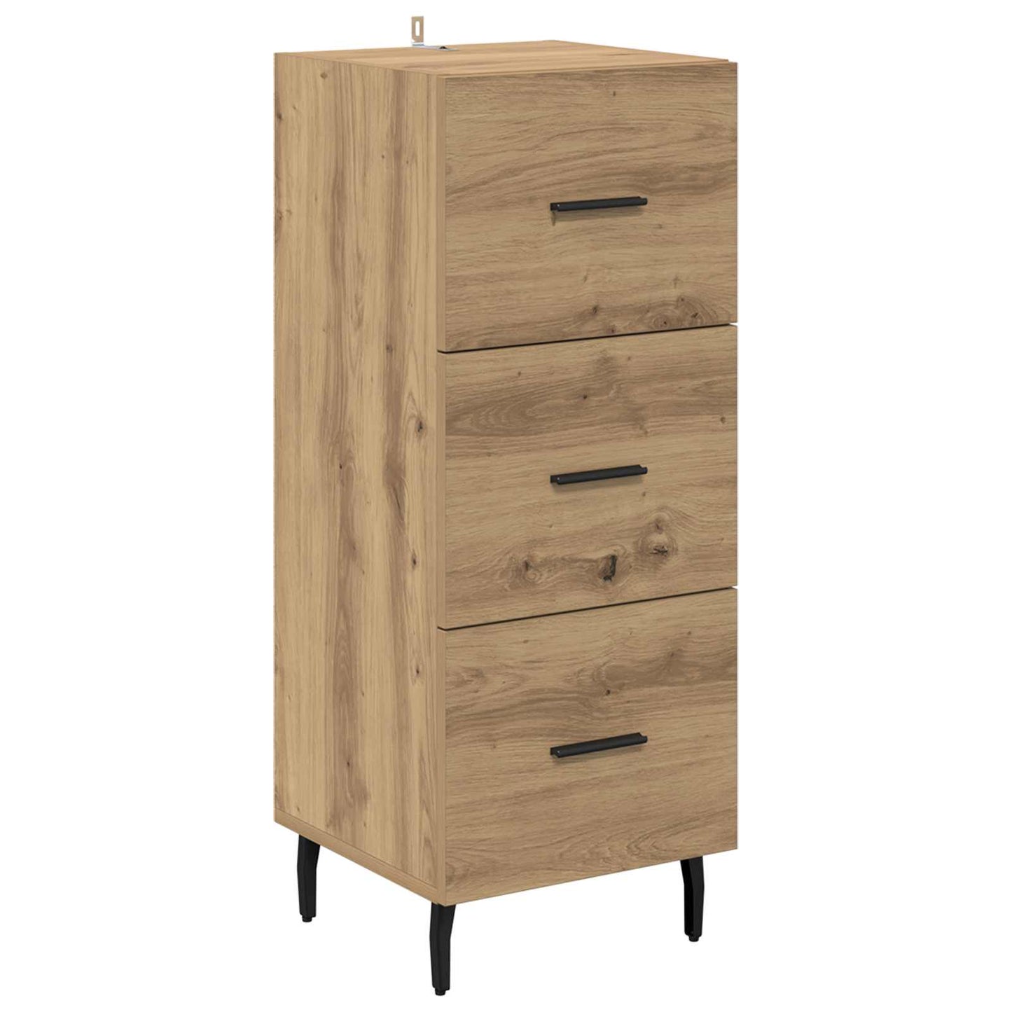 Sideboard med låda artisan ek 34 x 34,5 x 90 cm Konstruerat trä