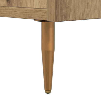 Sideboard Artisan Ek 69,5 x 34 x 90 cm Konstruerat trä och järn