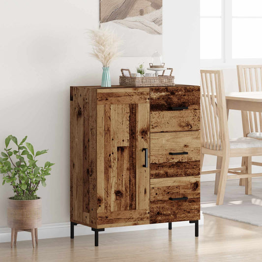 Sideboard Gammalt trä 69.5 x 34 x 90 cm Konstruerat trä