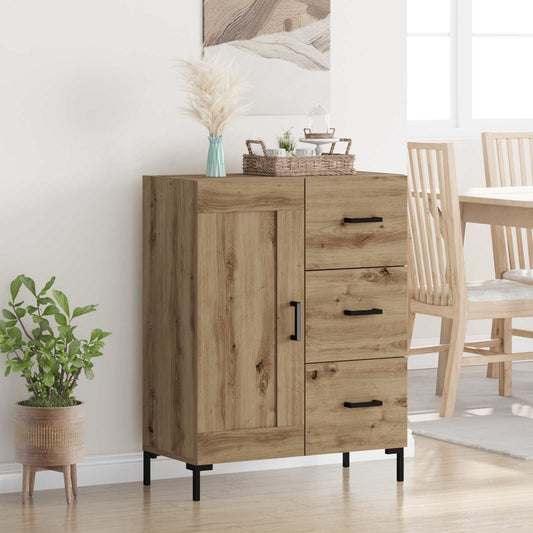 Sideboard med låda artisan ek 69.5 x 34 x 90 cm Konstruerat trä
