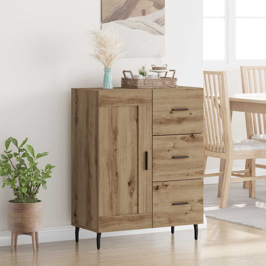 Sideboard Artisan Ek 69,5 x 34 x 90 cm Konstruerat trä och järn