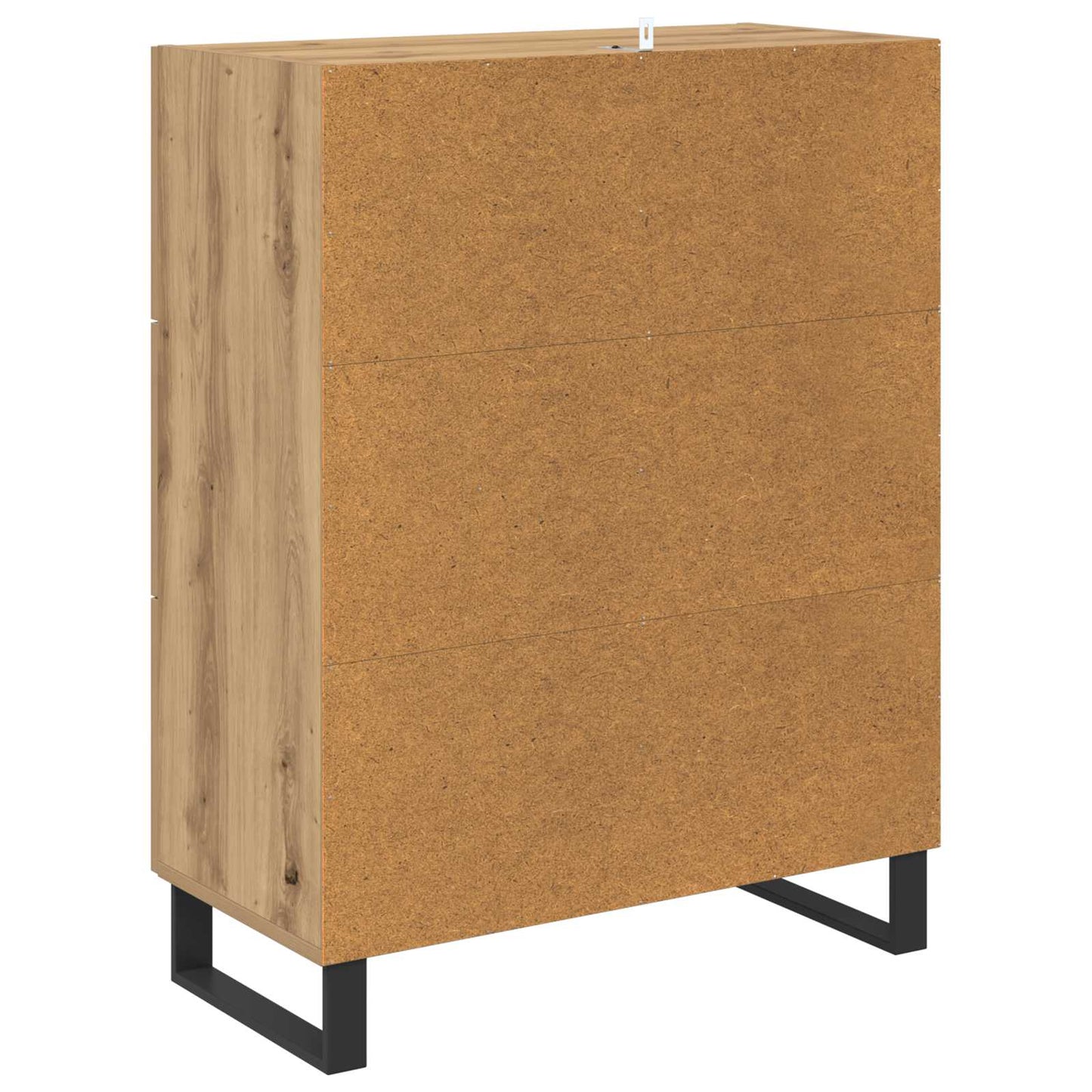 Sideboard Artisan Ek 69,5 x 34 x 90 cm Konstruerat trä och järn