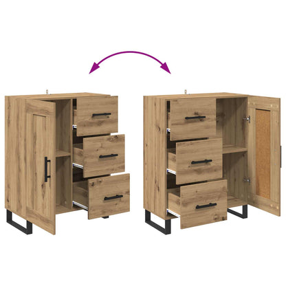 Sideboard Artisan Ek 69,5 x 34 x 90 cm Konstruerat trä och järn