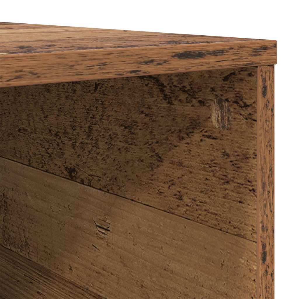 Soffbord Åldrat Trä 80 x 80 x 36,5 cm