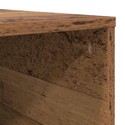 Soffbord Åldrat Trä 80 x 80 x 36,5 cm