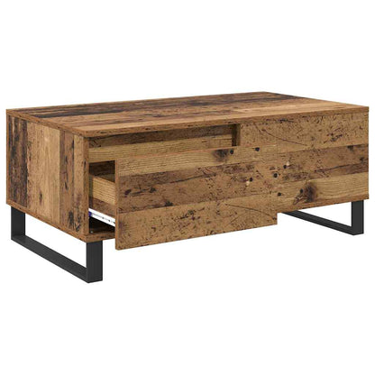 Soffbord Åldrat Trä 90 x 50 x 36,5 cm