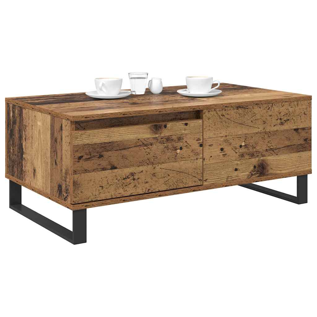 Soffbord Åldrat Trä 90 x 50 x 36,5 cm