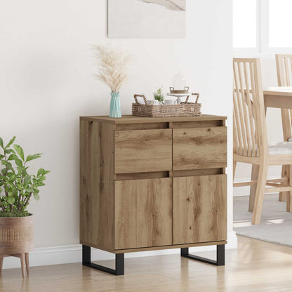 Sideboard Artisan Ek 60 x 35 x 70 cm Konstruerat trä och järn