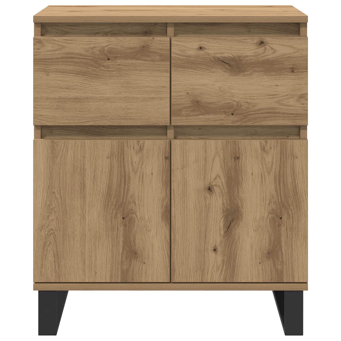 Sideboard Artisan Ek 60 x 35 x 70 cm Konstruerat trä och järn
