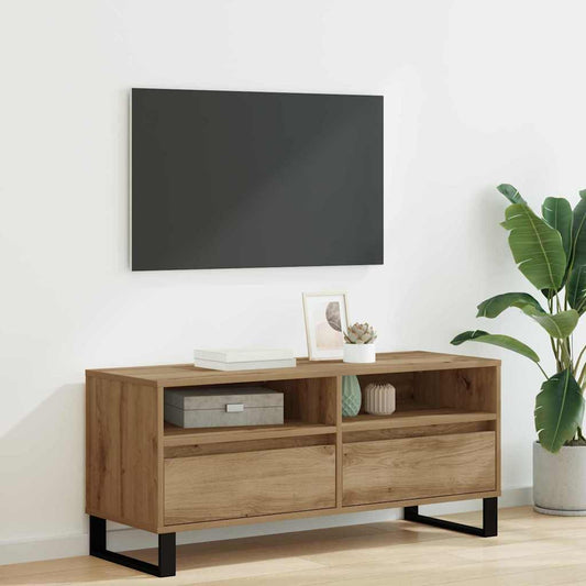 TV-skåp med låda Artisan Ek 100 x 34,5 x 44,5 cm