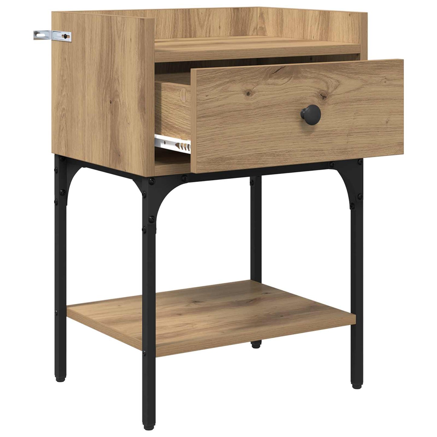 Sängbord 2 pcs Artisan Ek 40 x 29 x 60 cm Konstruerat trä