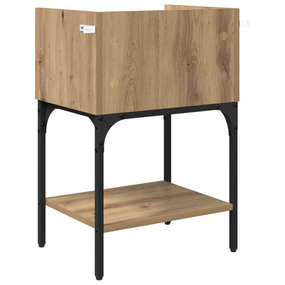 Sängbord 2 pcs Artisan Ek 40 x 29 x 60 cm Konstruerat trä