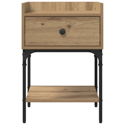 Sängbord 2 pcs Artisan Ek 40 x 29 x 60 cm Konstruerat trä