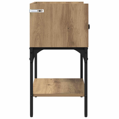 Sängbord 2 pcs Artisan Ek 40 x 29 x 60 cm Konstruerat trä