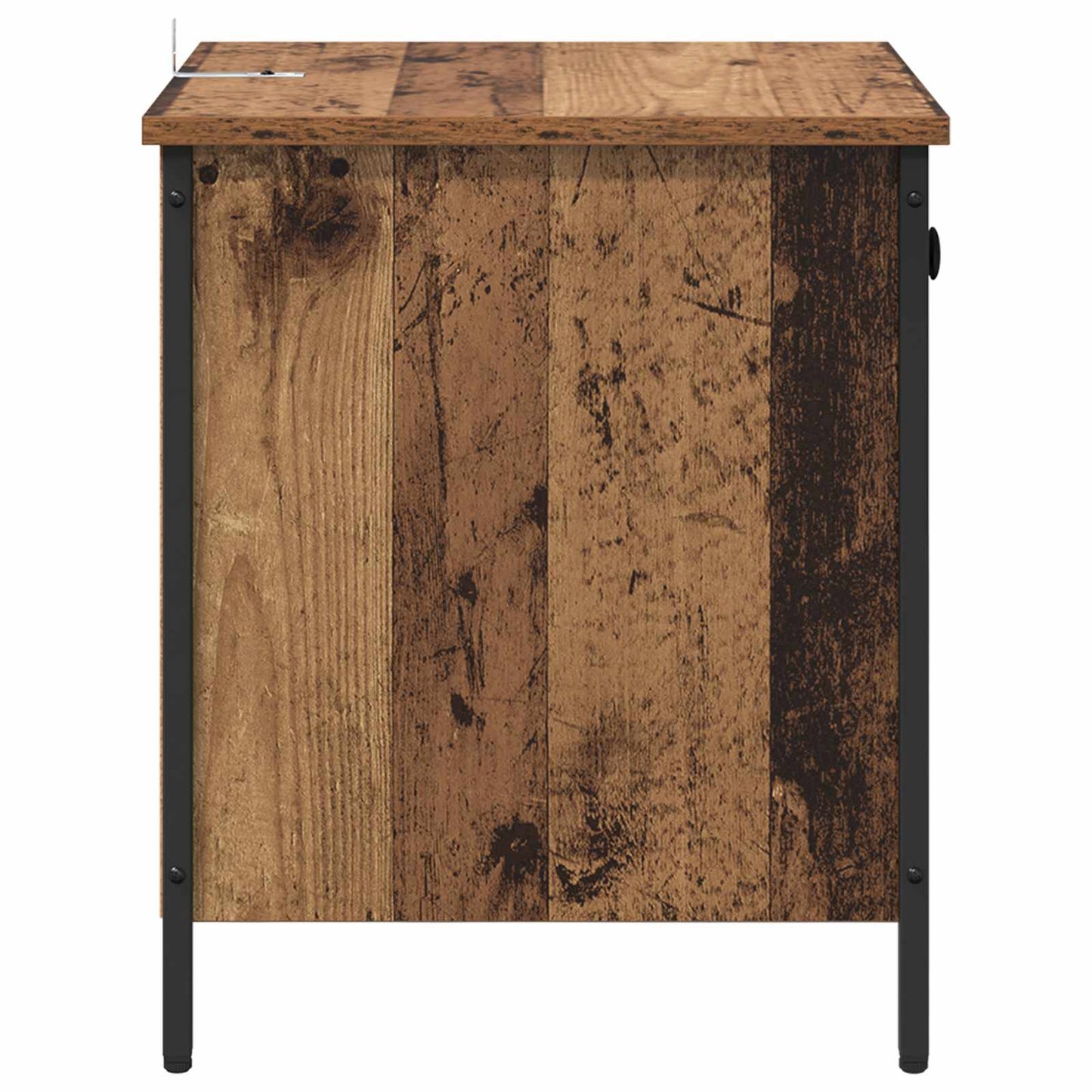 Nattduksbord 2 pcs Gammalt trä 40 x 42 x 50 cm Konstruerat trä