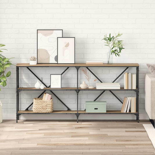 Konsolbord Artisan Ek 160 x 30 x 75 cm Konstruerat trä
