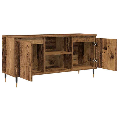 TV-Möbel Äldrat Trä TV-skåp 104 x 35 x 50 cm