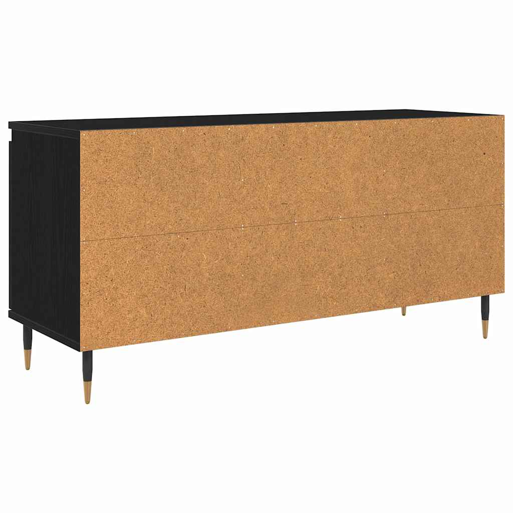 TV-Möbel Svart Ek TV-skåp 104 x 35 x 50 cm