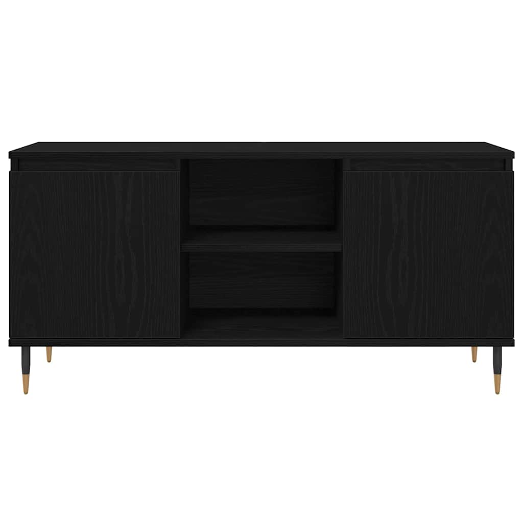 TV-Möbel Svart Ek TV-skåp 104 x 35 x 50 cm